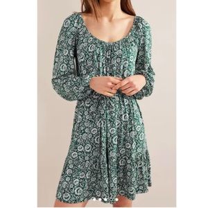 Boden Scoop Tiered Jersey Mini Dress NEW in bag, with tags US6R/UK10R